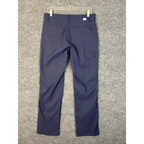 Orvis Mens Water Repellent Outdoor Pants Size 30 Blue Two Way Stretch Breathable - Picture 2 of 12
